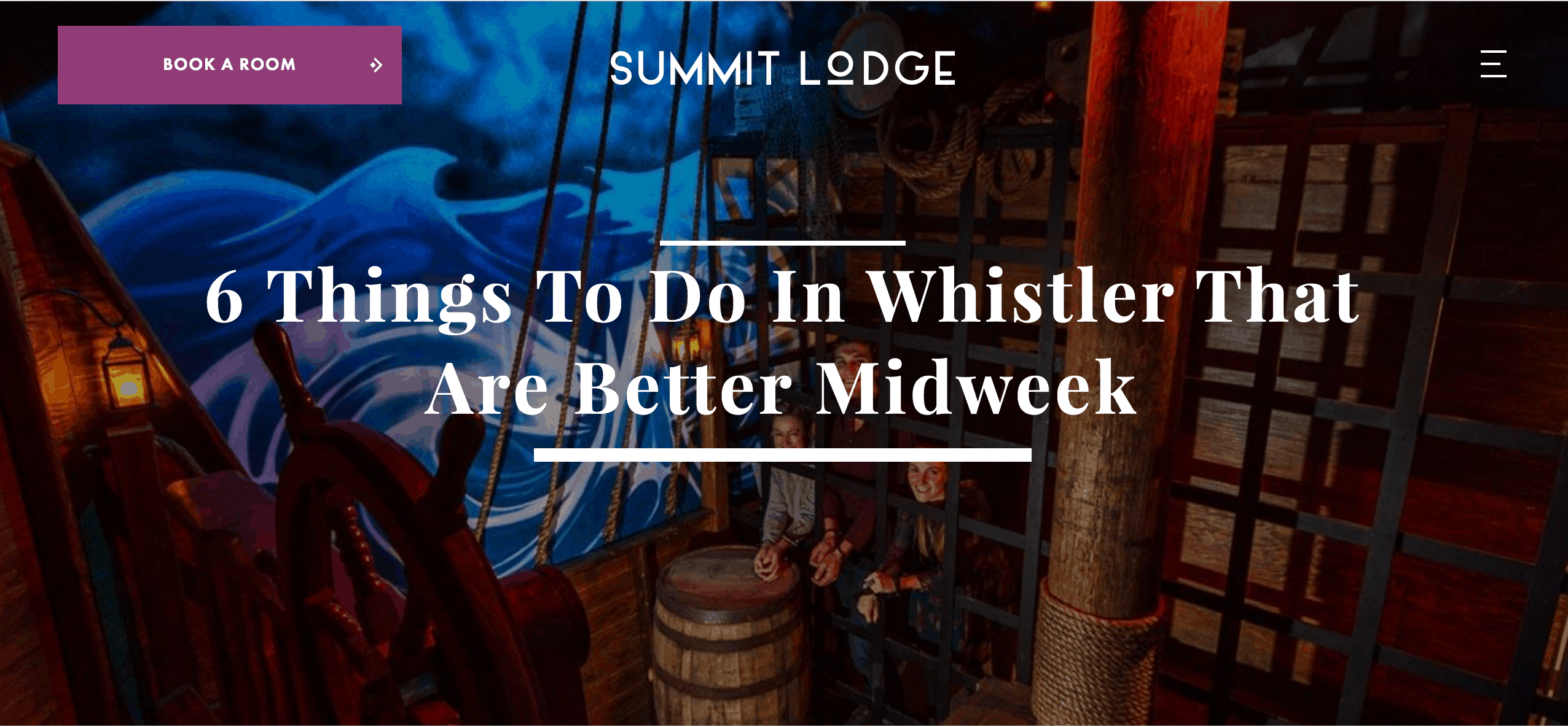Summit Lodge - Things to do in Whistler Midweek Article